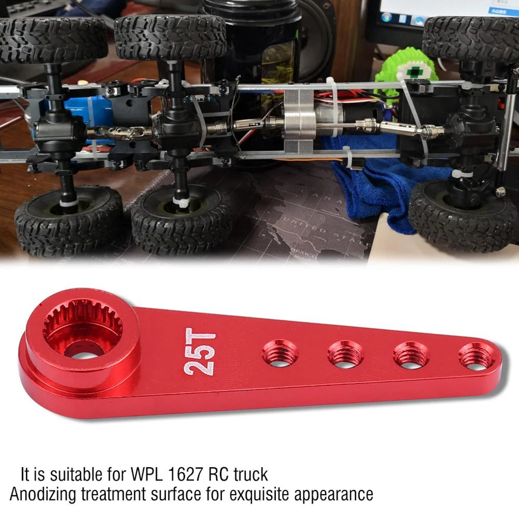 

Замена для WPL 1627 RC Truck Servo Arm алюминиевые запасные части сплава RC автомобильные аксессуары
