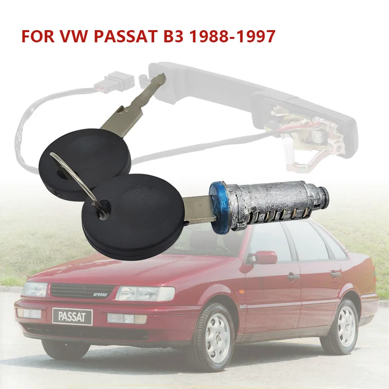 Цилиндр замка ключа для VW PASSAT комплект ремонта внешней передней двери и ручки