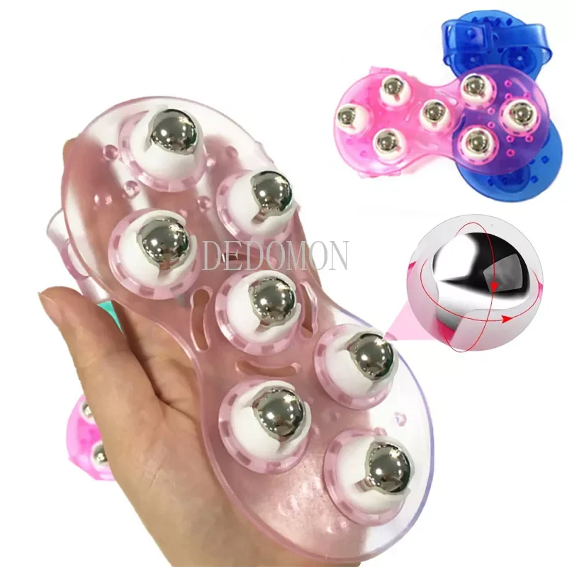 

Roller Ball Body Massage Glove Anti-Cellulite Muscle Pain Relief Relax Massager For Neck Back Shoulder Buttocks Face Lift Tools