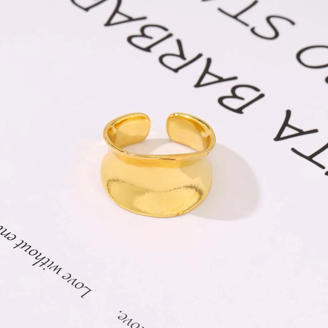 

Todorova Golden Irregular Geometry Engagement Open Finger Ring For Women Faddish Party Gift Jewelry Female