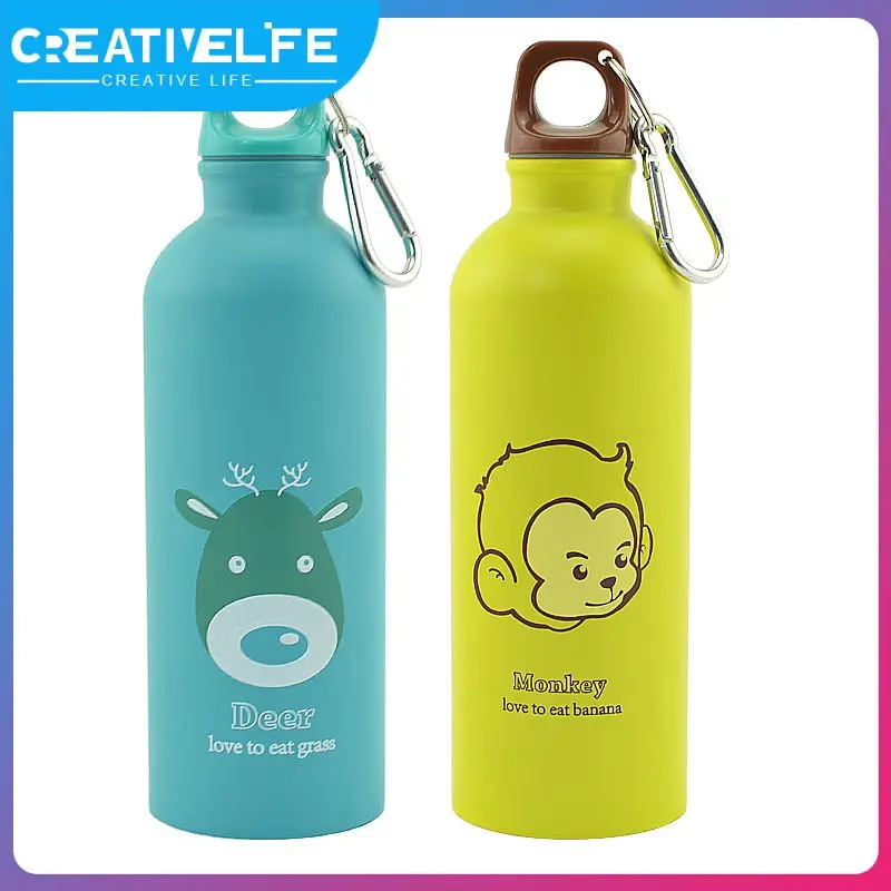 

500ml Stainless Steel Water Cup Cartoon Animal Vacuum Flask Portable Outdoor Sports Children Drinking Cup Sports Bottle