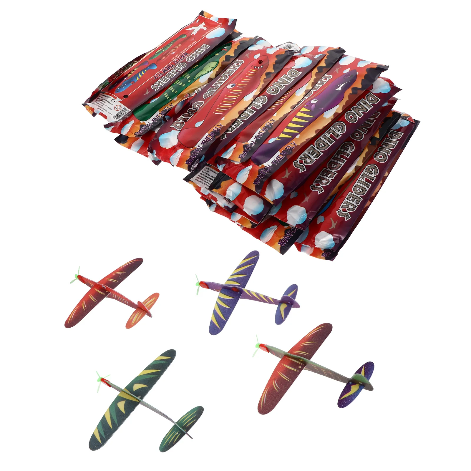 

24pcs Foams Airplane Toys Glider Planes Birthday Party Favors (Random Color)