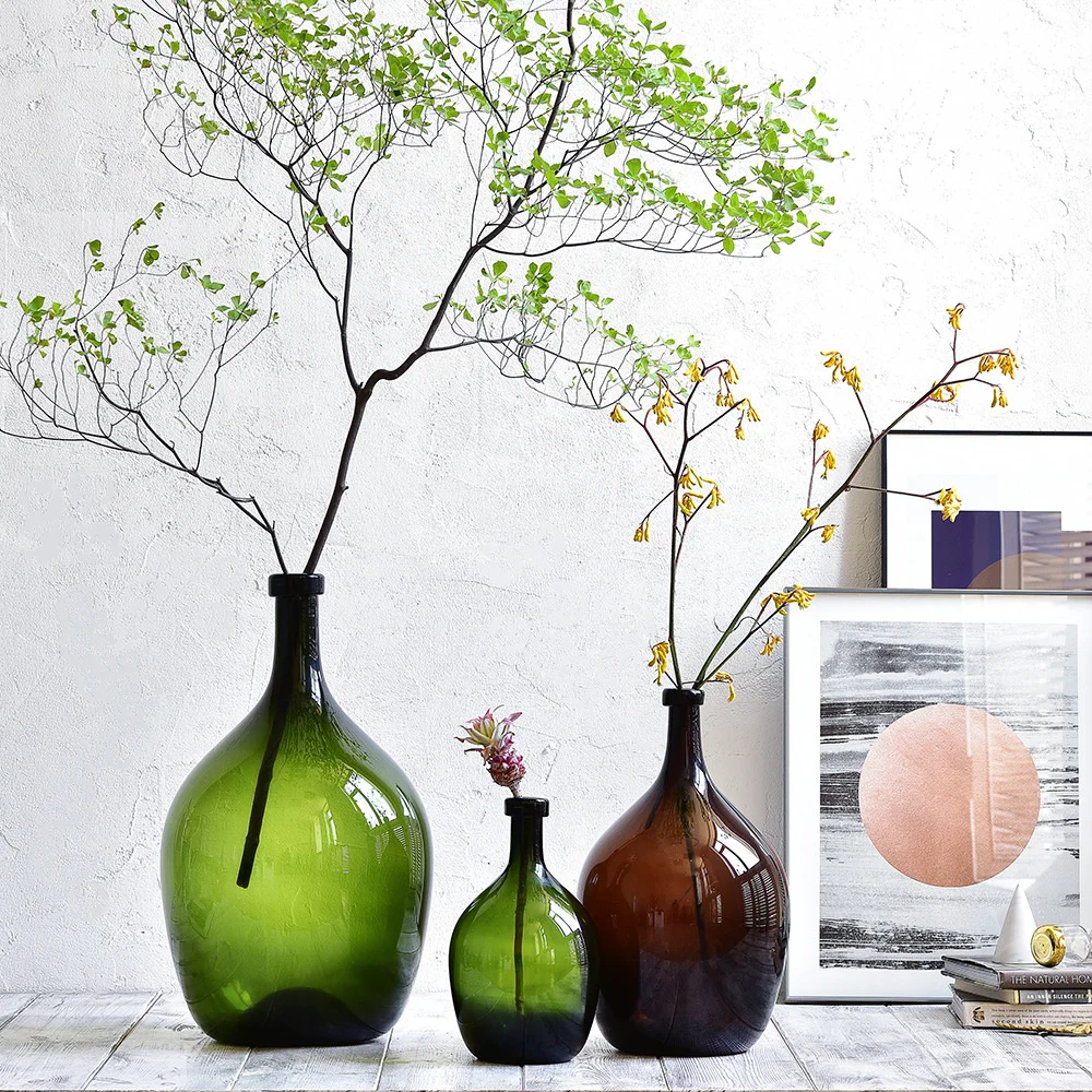 

Декоративная ваза в американском стиле для гостиной, большая домашняя декоративная ваза ручной работы для послеобеденного дня