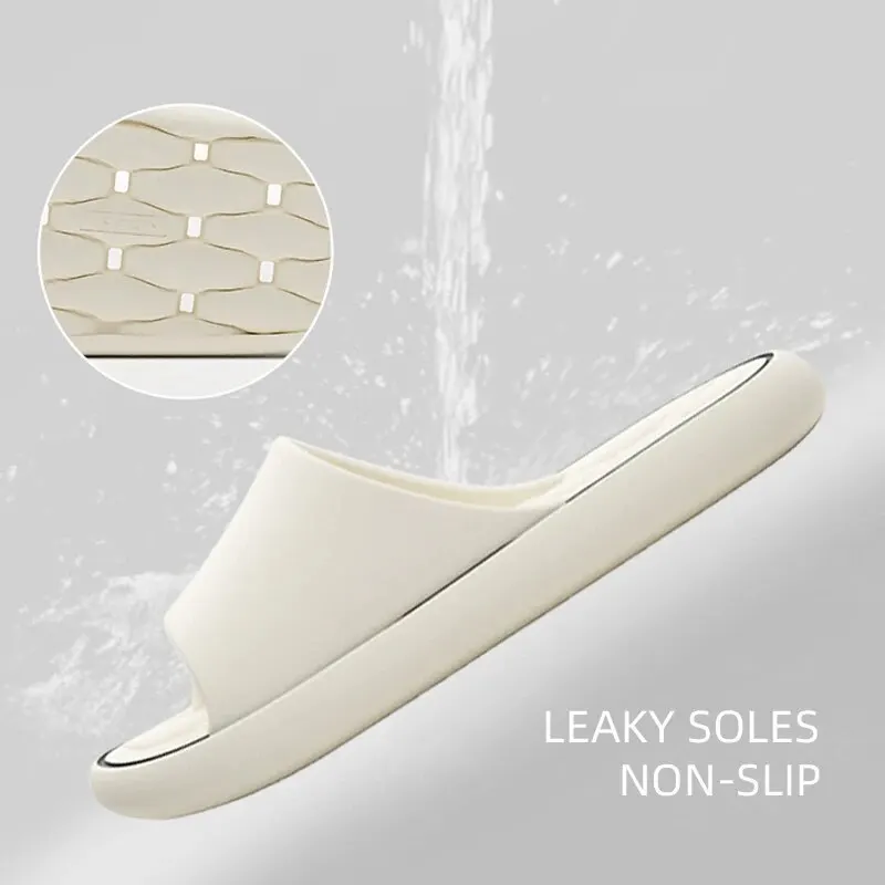 Feslishoet Быстросохнущие Нескользящие Тапочки Для Ванной Комнаты Женские Домашние