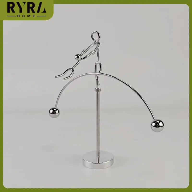 

Double Dance Balance Pendulum Gymnastics Little Iron Man Decoration Desktop Decoration Crafts Newton Pendulum Balance Ball