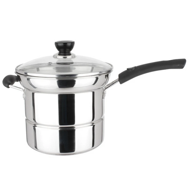 

Steam and Frying Cooking Pot with Steam Tray and Frying Basket