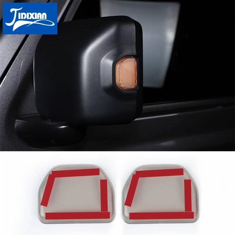 

Car Rearview Mirror Turn Signal Light Lamp Decoration Cover for Jeep Wrangler JL 2018 2019 2020 2021 2022 Exterior Accessories