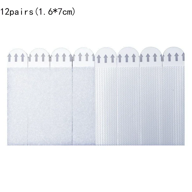 

12 пар двусторонних клейких лент, неразрушающая подвесная настенная клейкая лента, настенные крючки, съемная клейкая лента без инструментов