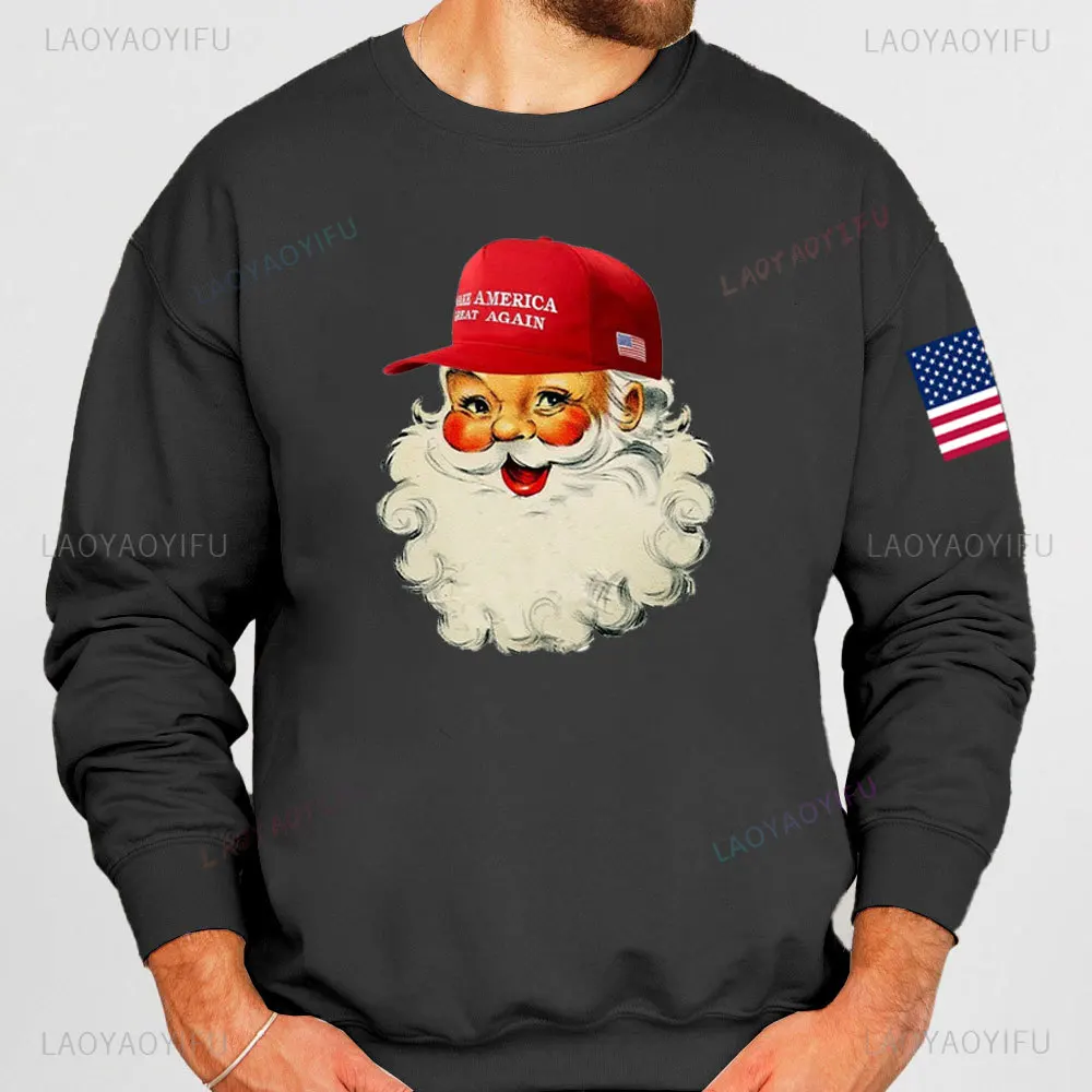 Сделайте Рождество снова великим Трампа Рождественский свитшот Забавные