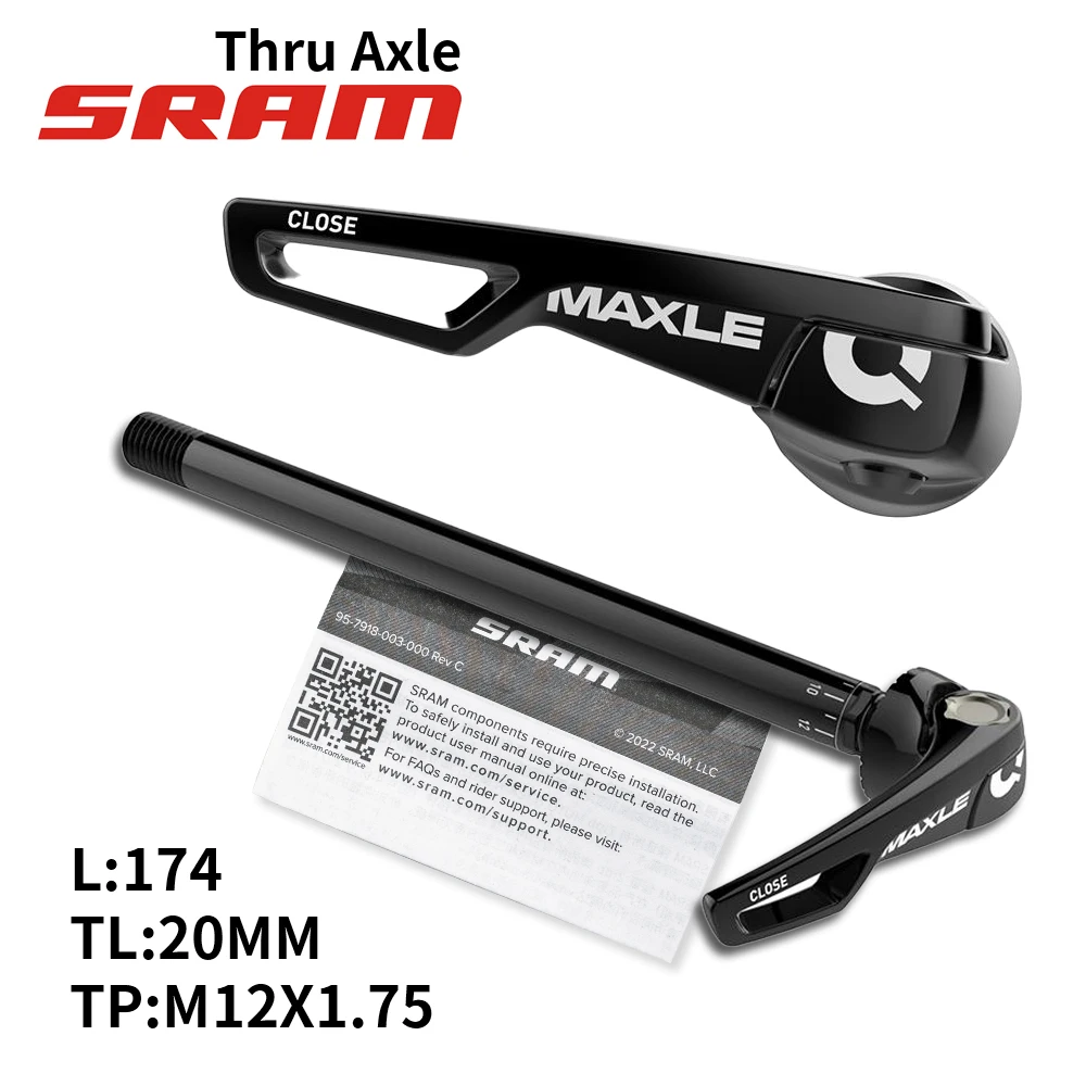 sram ROCKSHOX MAXLE через ось для MTB QR 12*175 мм аксессуары рычагов RECON JUDY REBA SID PIKE LYRIK
