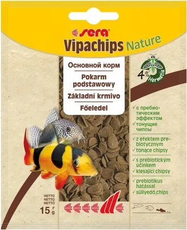 Корм для сомов и донных рыб Sera VIPACHIPS 15 г. (пакетик) | Дом сад