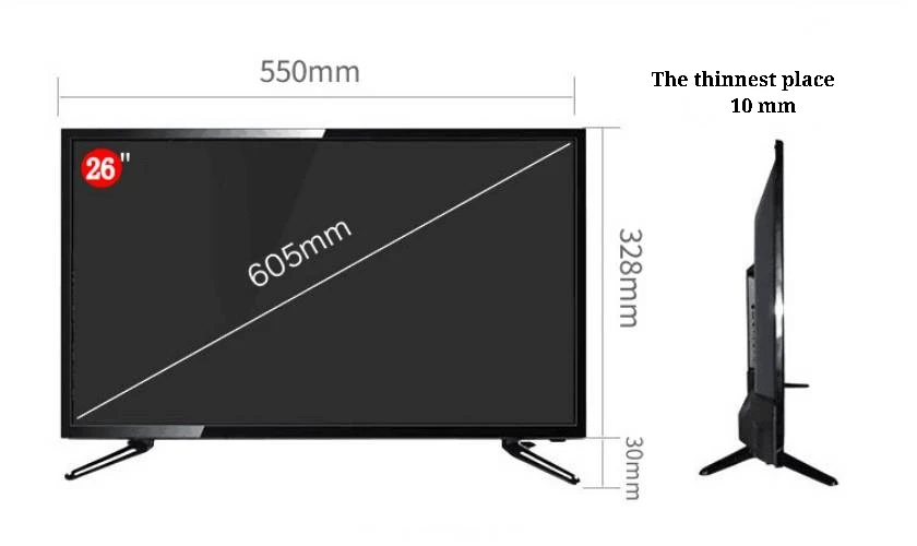 32 40 43 50 55 60 дюймов Китай Smart Android LCD LED TV 4K UHD Factory дешевый Телевизор с плоским экраном