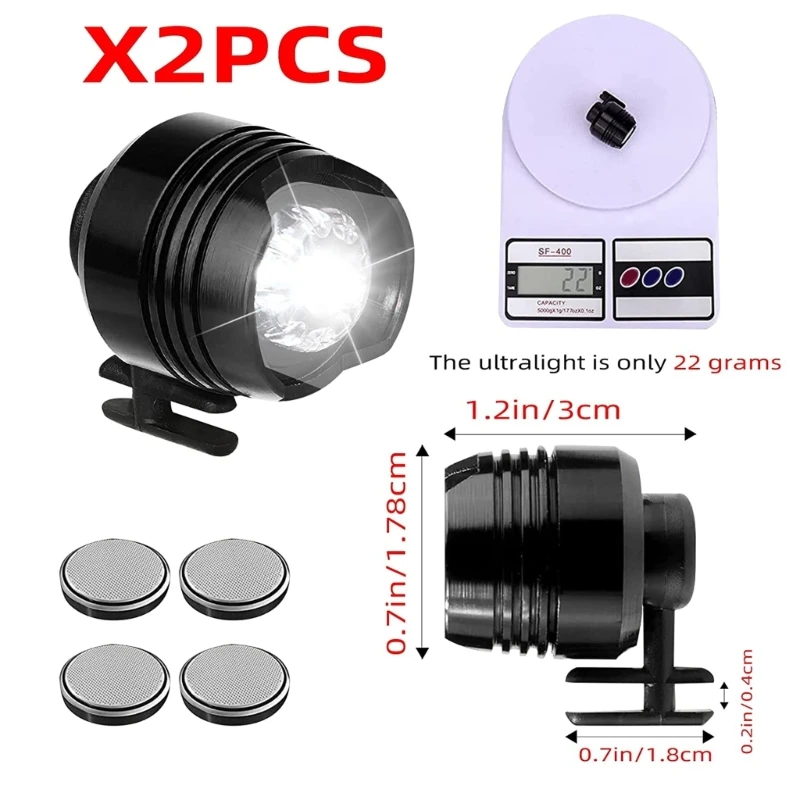 

2 шт., водонепроницаемые светодиодсветодиодный фонари для прогулок и походов