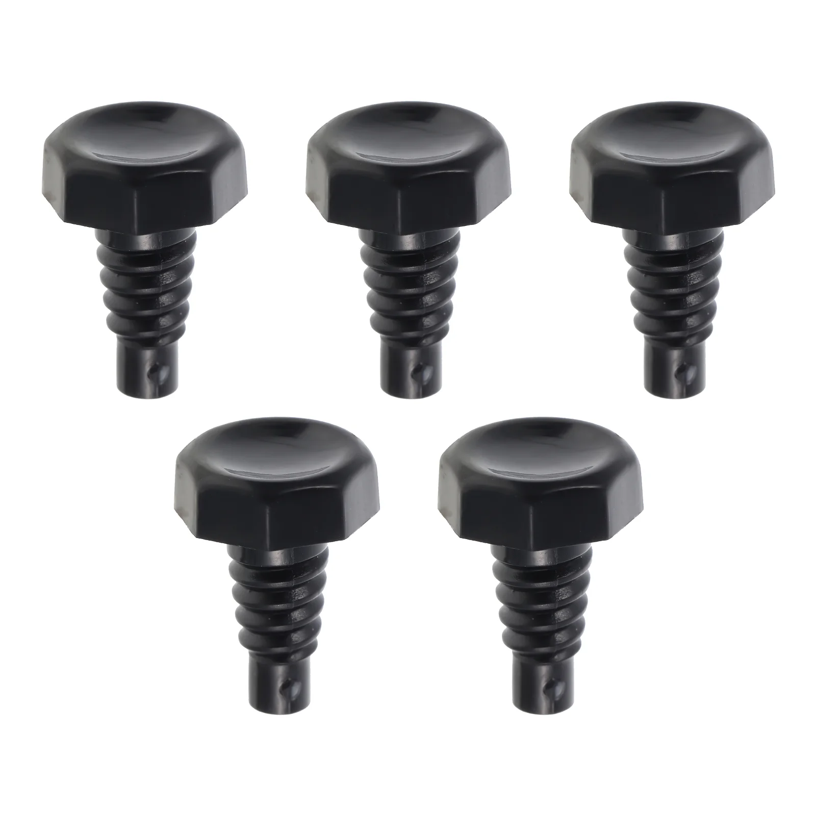 

5 Pcs Pool Cue Tail Plug Snooker Portable Cover Billiard Bottom Protector Wear-resistant Protection Plastic Dustproof