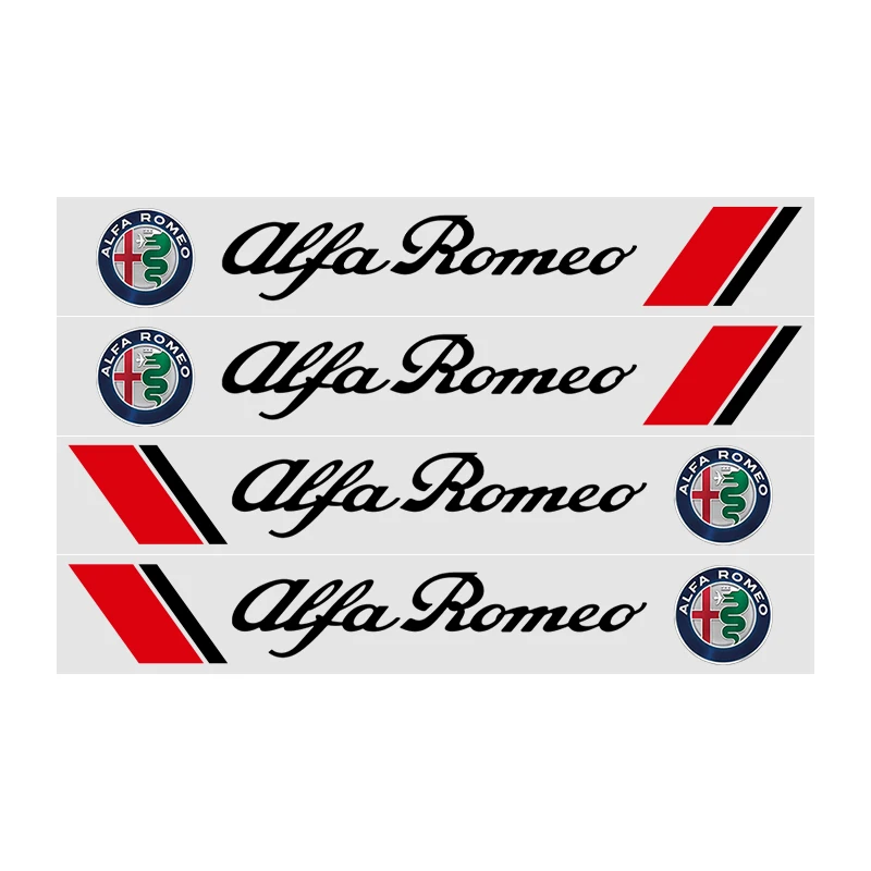 

4 шт./компл., наклейка на дверь автомобиля, устойчивая к царапинам крышка, наклейки на ручку автомобиля, эмблема для Alfa Romeo 159 Giulietta Giulia 147 156 Mito
