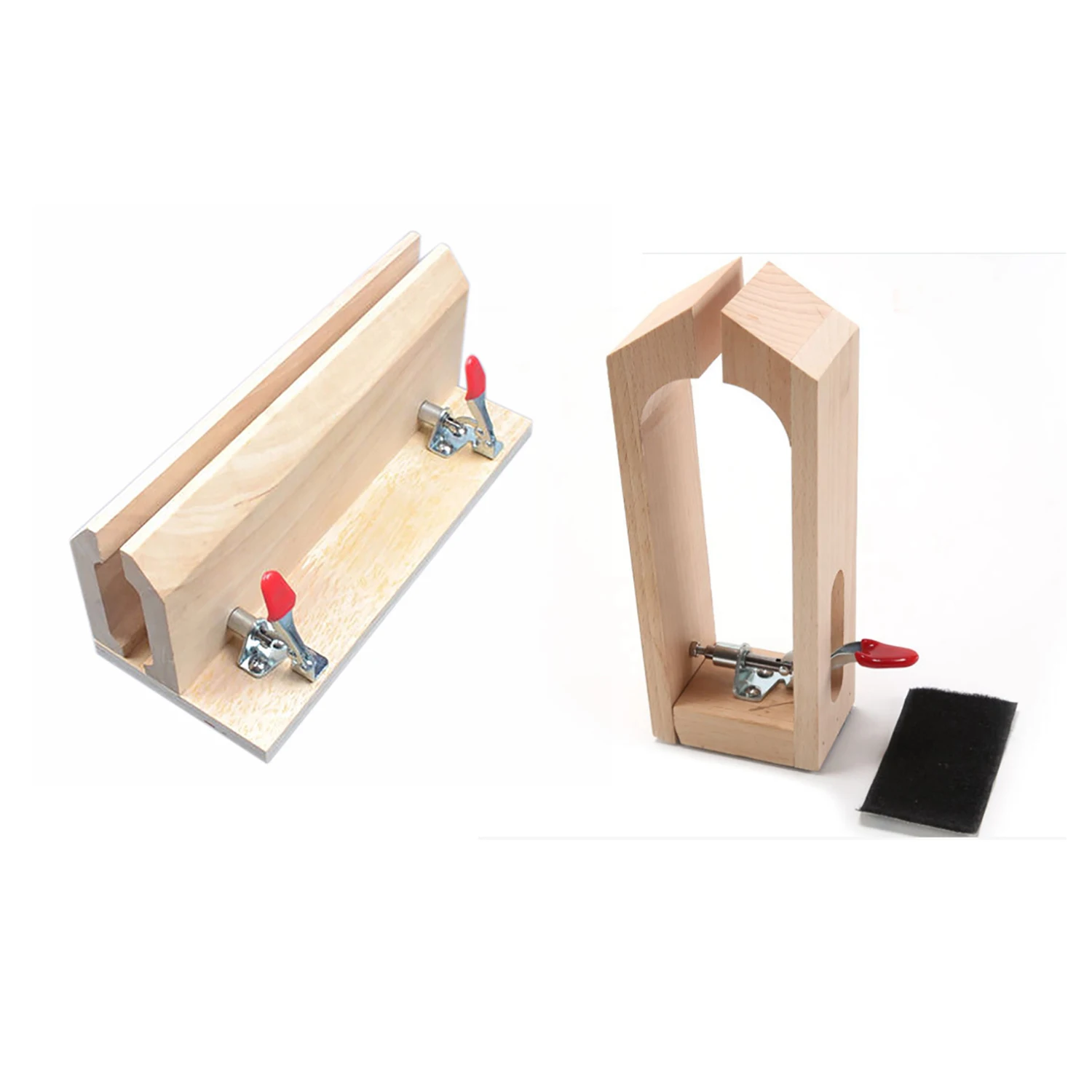 

2 Pcs Leather Craft Retaining Clip Wood Tools Hand Tool Set Table Desktop Stitching Sewing Lacing Pony Horse Clamp Tools, 213X78