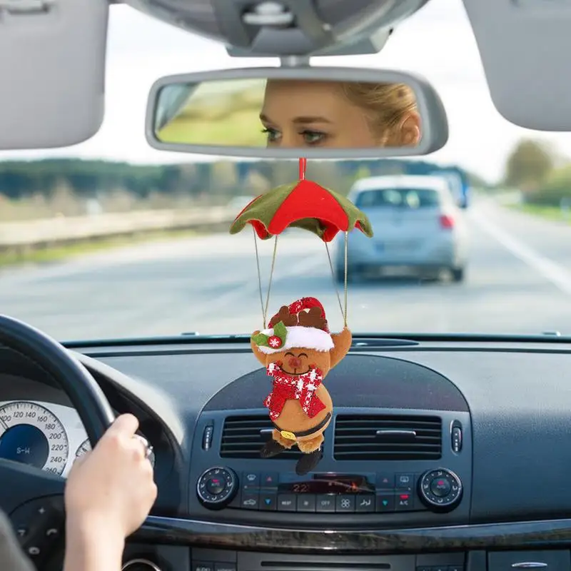 Рождественская кукла-парашют Санта-Клаус Снеговик Домашние потолочные