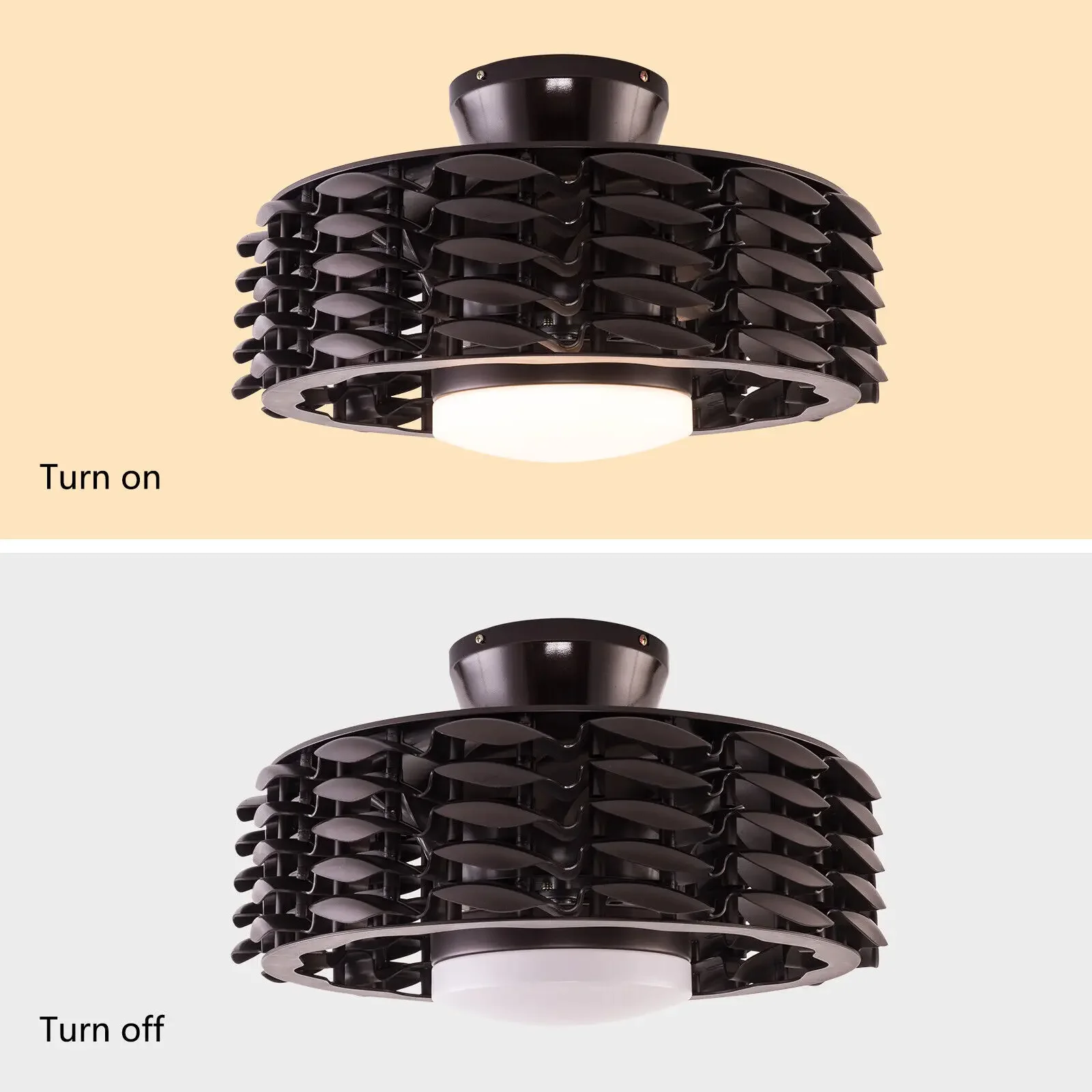 22-дюймовый безлопастной потолочный вентилятор с подсветкой и дистанционным