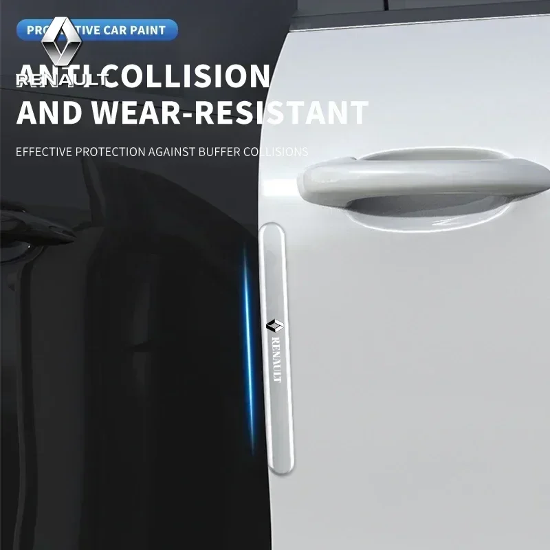 4 шт. автомобильная дверная ручка защита от царапин столкновений невидимая