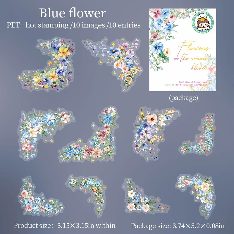

Набор стикеров JIANWU Flower Bloom