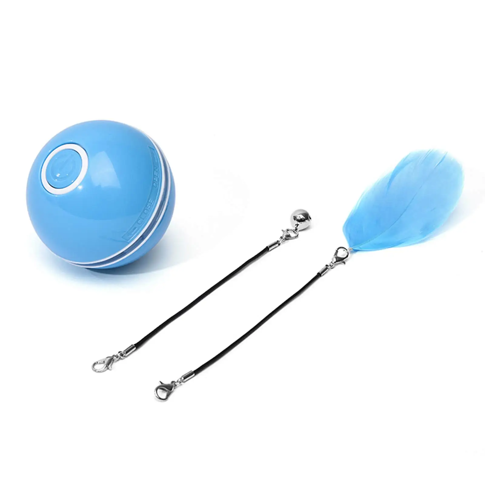 

Automatic Electric Cat Toy Ball Interactive Cat Toys For Indoor Cats Automatic Balls USB Electric Rotating Balls With LED Lights