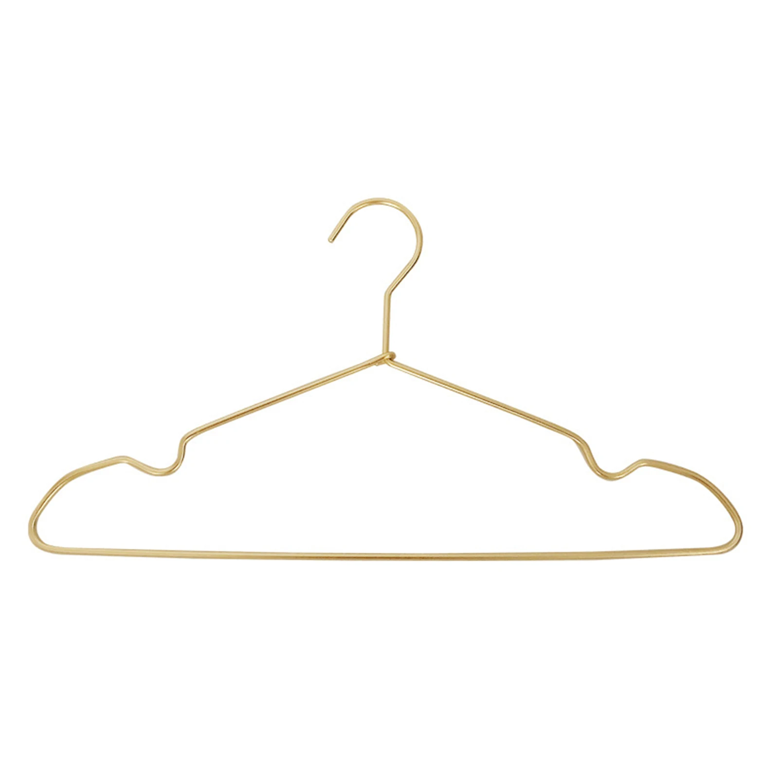 

10 Pcs Clothes Hangers Heavy Duty Metal Strong Non-Slip Clothing Coat Hanger For Bedroom Organizer