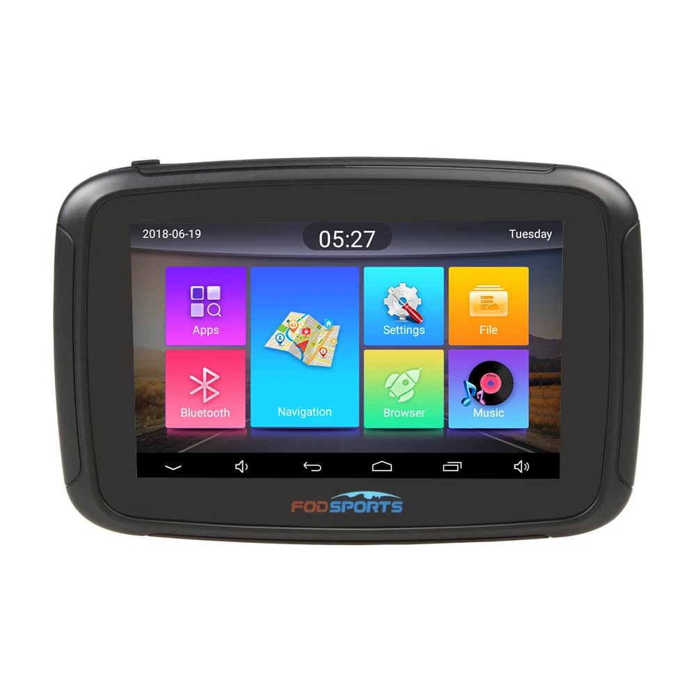

FODSPORTS Waterproof IPX7 5 Inch 16G Android 6.0 waterproof motorcycle gps navigation gps car navigation
