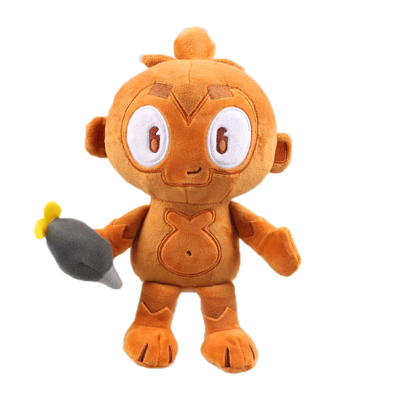 

25cm Cartoon Dart Monkey Plushie Stuffed Animal Plush Toy Super Monkey King Soft Doll Bloons TD For Kids Children Gift Birthday