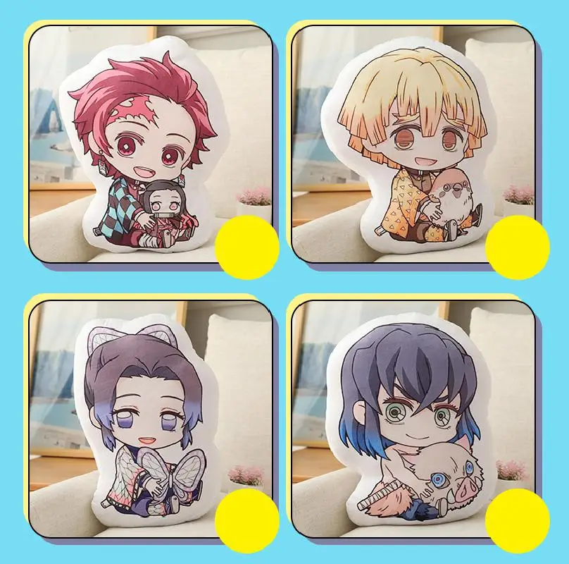 Плюшевая подушка с изображением дьявольского клинка японского Манга Аниме