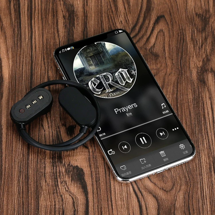 Hi-Fi MP3-плеер с костной проводимостью IPX8 водонепроницаемая Спортивная гарнитура