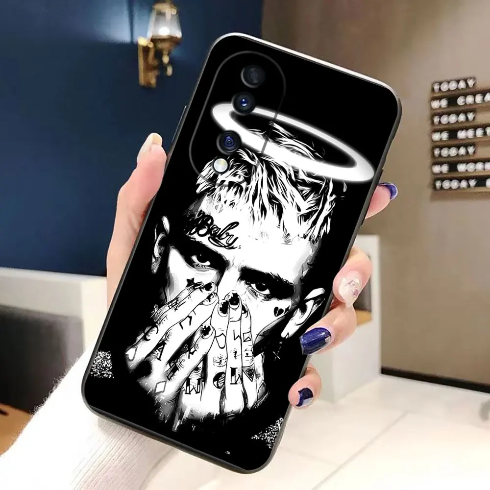 Чехол для телефона Rapper Lil P-Peep H-HellBoy для HONOR 400 20 90 X5C X6B X7A X7B X7D X8B X9 X9B X9D X9A HUAWEI NOVA 7I 8I P30 (art.: 3920da49c323e) - 3920da49c323e