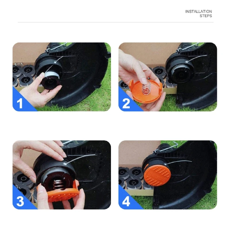 Диаметр 1 65 мм триммерная шпуля 10 м для GL280 GL301 GL425 GL430 GL545 GL555.