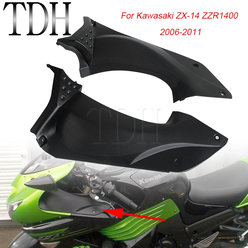 

Обтекатели для Kawasaki ZX-14 ZX 14 ZX14 ZZR1400 ZZR 1400 06-11, Обтекатели для корпуса с инжекционным рисунком, обтекатель, боковая крышка воздуховода, воздушная коробка
