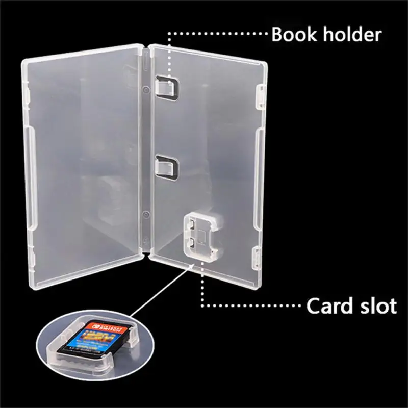 

170*105*10mm Game Card Storage Box Transparent And Visible Game Component Pp Material Oled Ns Card Box Transparent