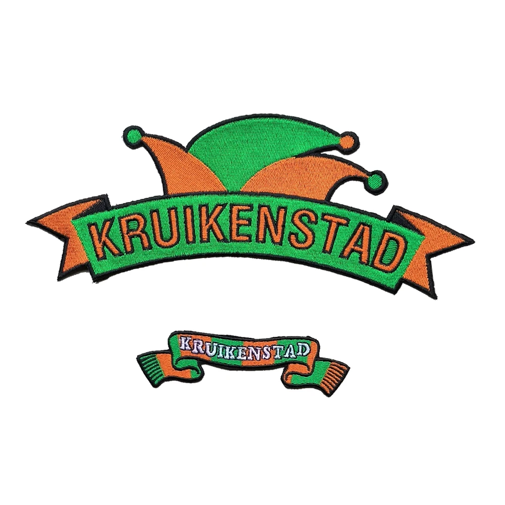 Нашивка для одежды с вышивкой, зеленая и искусственная