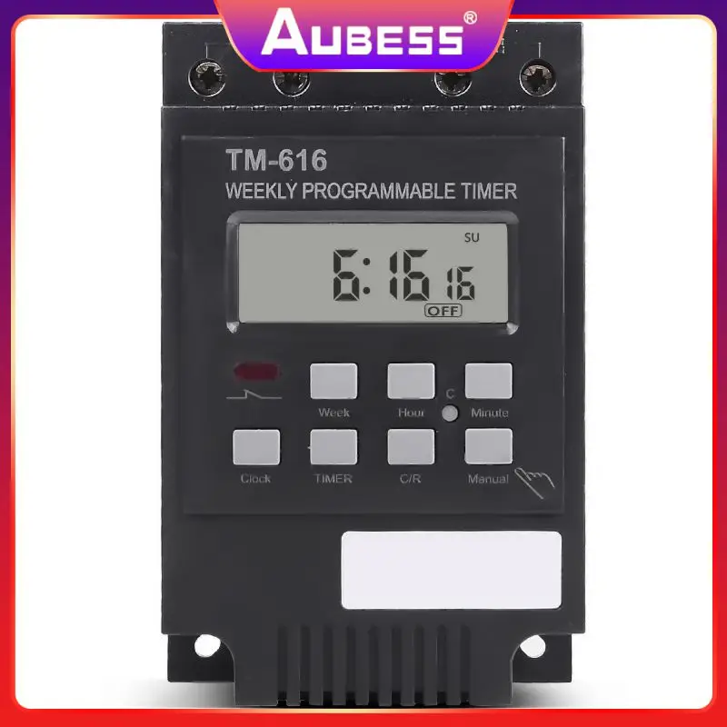 

2/3/5 шт. 30amp цифровой таймер 7 дней переключатель времени управления Tm616 переключатель реле таймера переключатель программируемый на неделю Таймер Бесплатная доставка