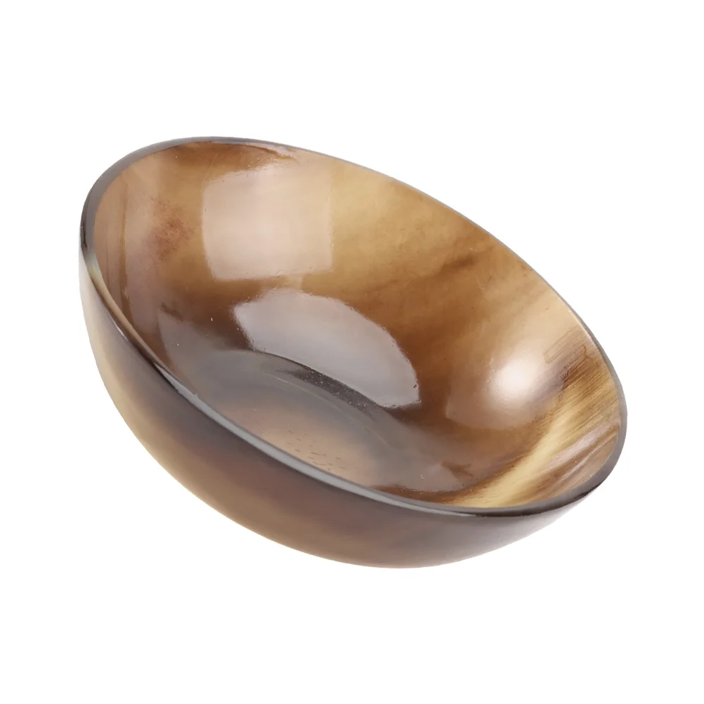 

1pc Practical Multipurpose Useful Bowl Ox Horn Bowl for Hotels Restaurants Home