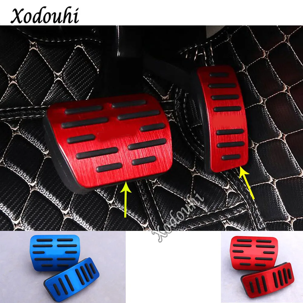 

Наклейка для Volkswagen VW T-cross Tcross 2018 2019 2020, крышка из алюминиевого сплава, подставка для ножного тормоза, Газа/бензина/масла, накладная педаль