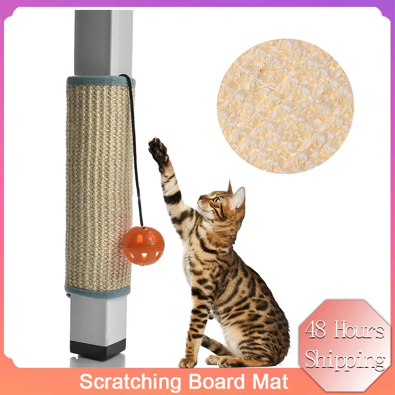 

1Pcs Scratching Board Mat Pad Cat Sisal Loop Table Chair Legs Protector Cat Toys Drop shipping Carpet Scratcher Home Furniture