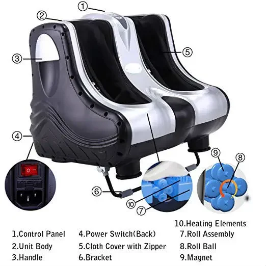 Многоуровневый вибромассажер для ног