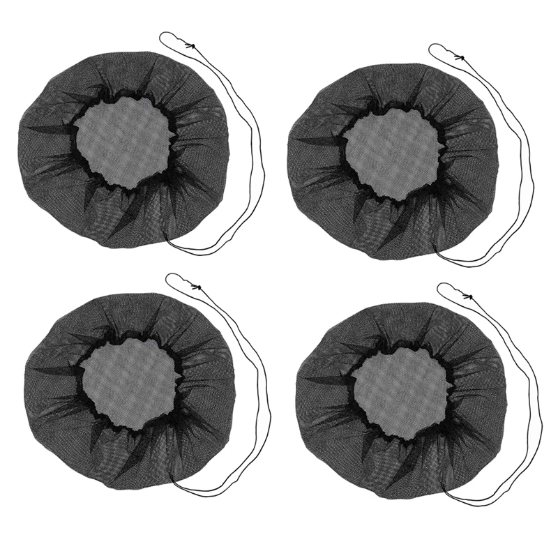 

4 PCS Rain Barrel Cover Fit For Rain Barrels,Water Collection Buckets Cover Tank Harvesting Tool Protector Netting