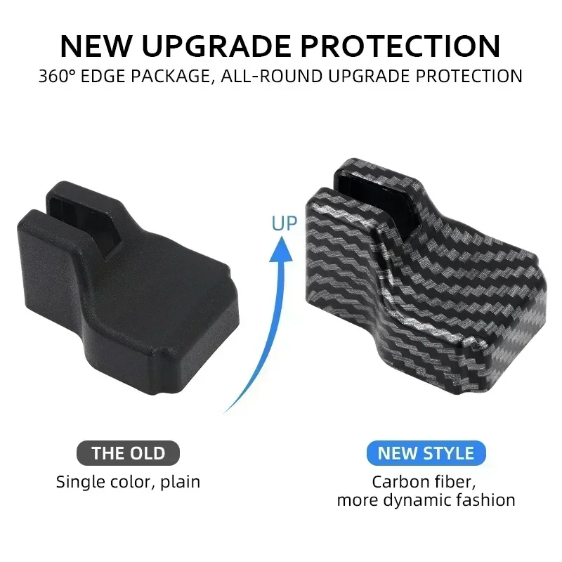 4 шт. Стайлинг автомобиля узор из углеродного волокна ограничитель двери чехол
