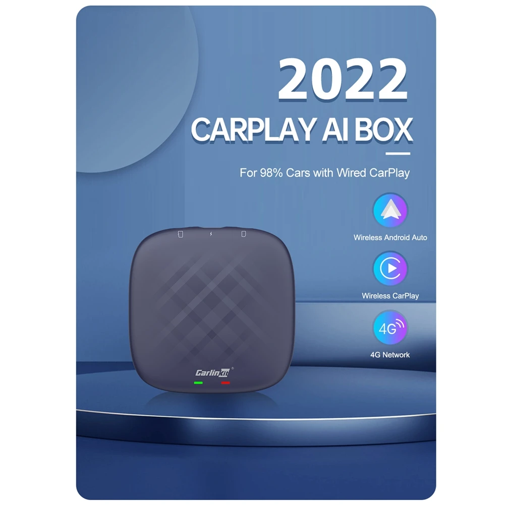 

CarlinKit Android 11 CarPlay Ai Box QCM6125 Wireless Android Auto CarPlay TV Box 4+64G for Netflix YouTube (EAU Version)