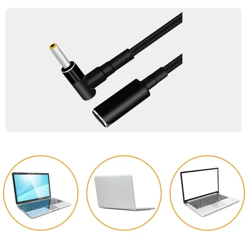 USB C DC5 5x2 5 мм шнур питания для зарядки ноутбука CMale вход к штекер зарядный кабель