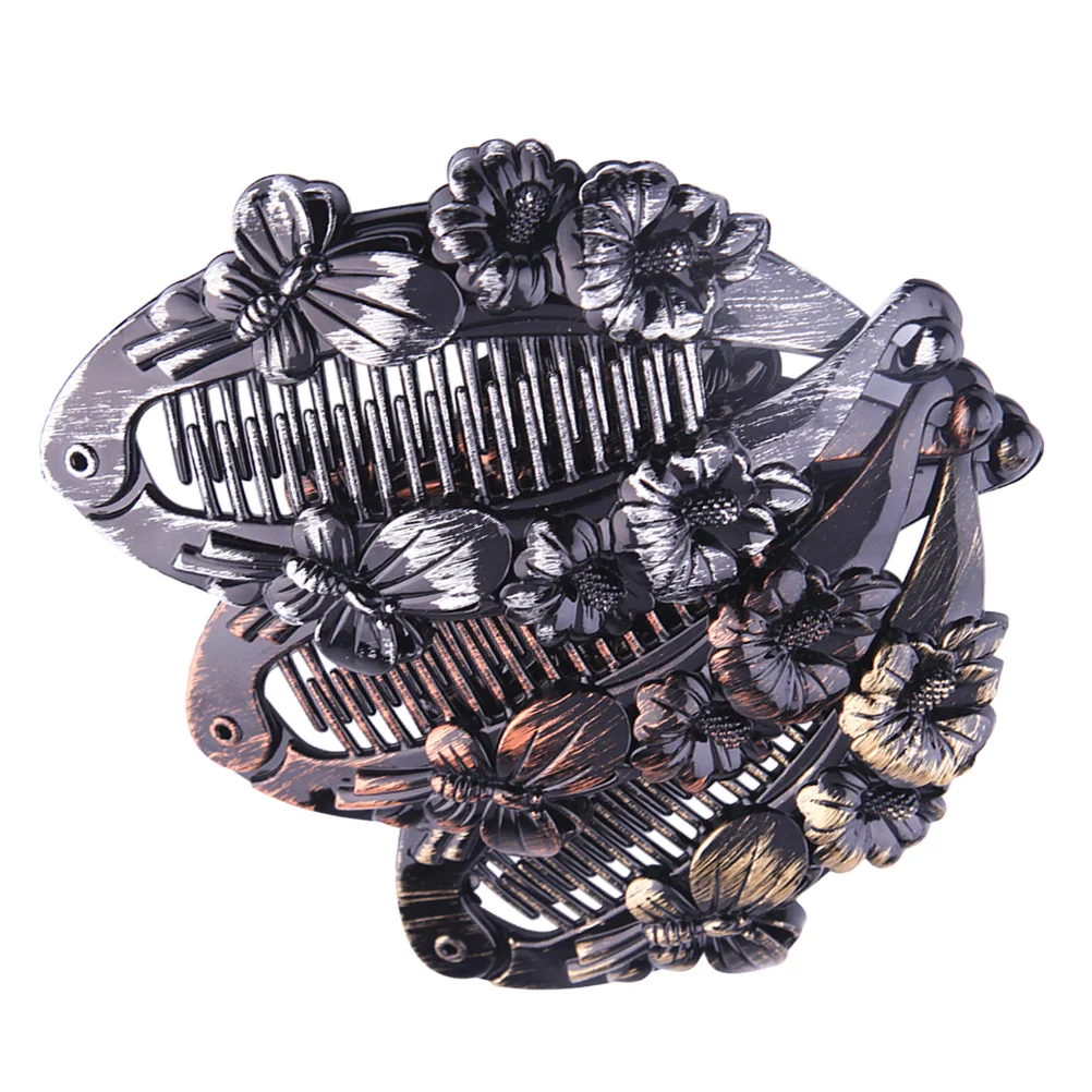 

9 шт. заколки для волос в виде банана, аксессуары для волос с цветами, заколки для волос для девочек, заколки для хвоста, заколки для волос, жен...