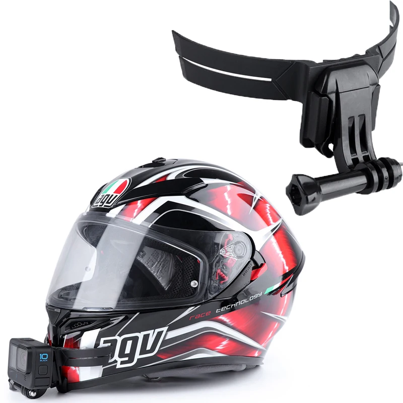 

Motorcycle Helmet Chin Stand Mount Holder for GoPro Hero11 10 Black Full Face Holder for Yi DJI Go Pro Action Camera Accessories