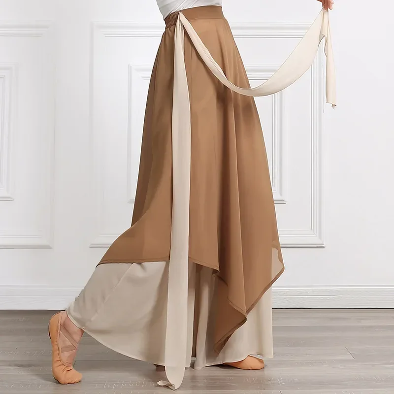 Китайский народный танец классические танцевальные брюки женские свободные