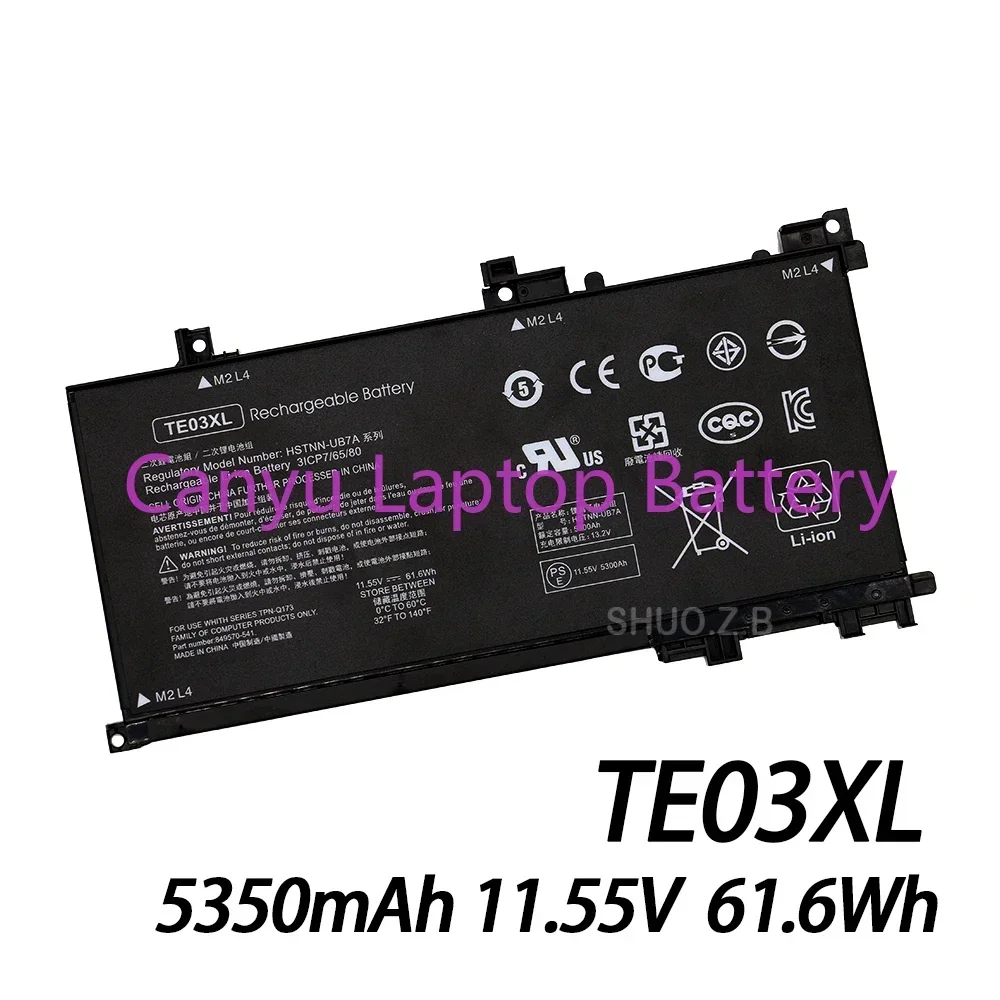 Новинка 2024 года TE03XL для HP OMEN 15-bc011TX 15-bc012TX 15-bc013TX 15-AX015TX AX017TX TPN-Q173 HSTNN-UB7A 849910 -850