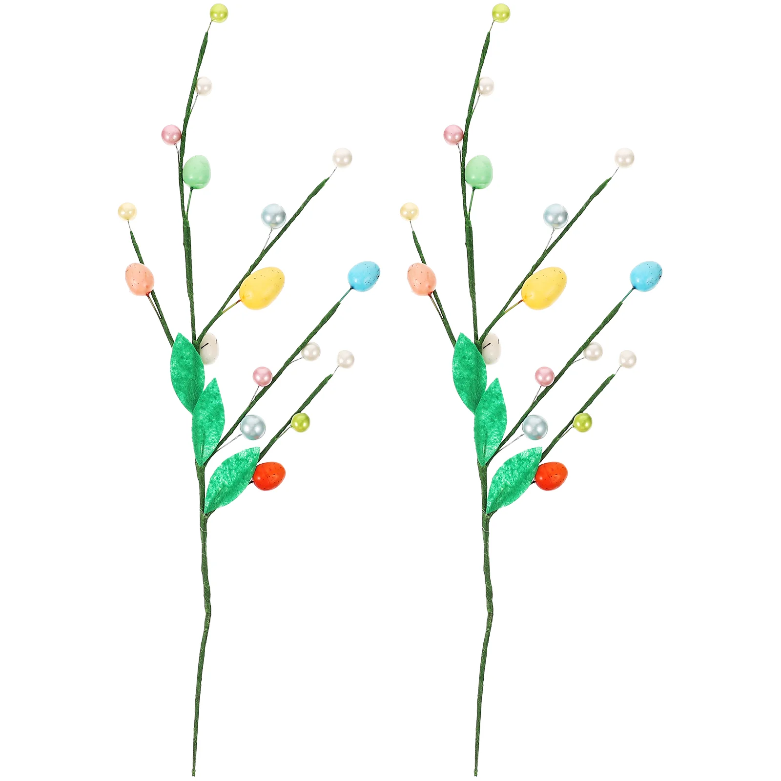 

Easter Egg Picks Artificial Tree Eggs Party Stems Decor Supplies Floral Branches Flower Branch Ornament Decoration Favor Wreath