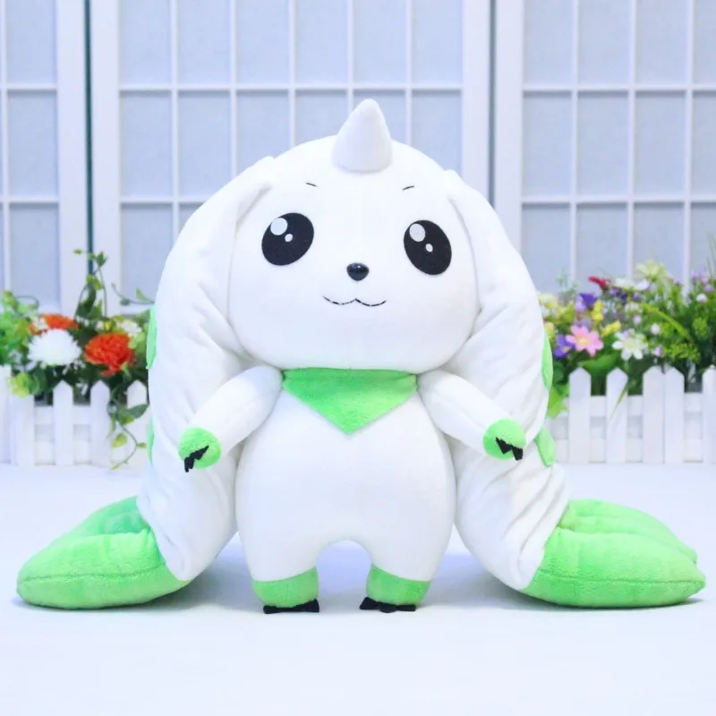 Фото 45 см аниме Digimon Terriermon плюшевая кукла игра цифровые монстры косплей игрушка мягкая подушка для подарка №1